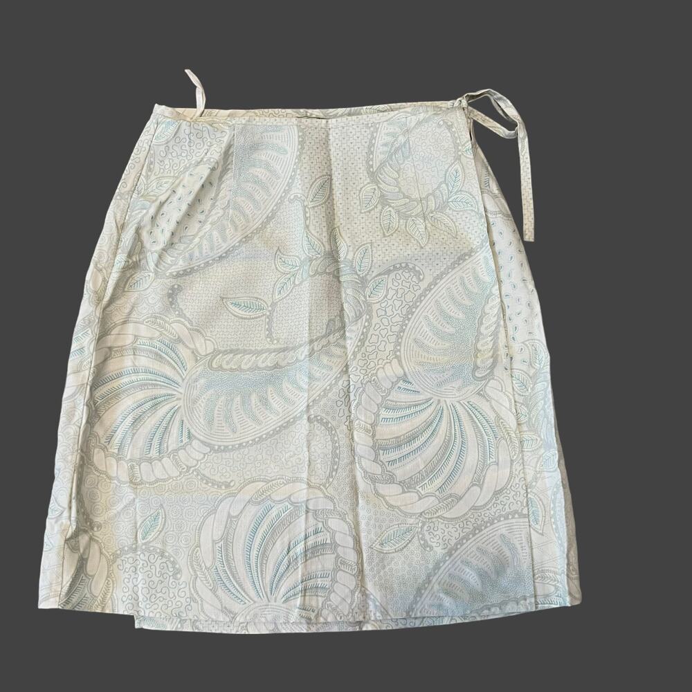 Tommy Bahama Silk Sea Shell Wrap Beach Sarong Paisley Palace Skirt 4 - Picture 3 of 5